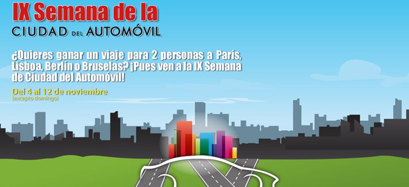 La IX edición de la Semana de la Ciudad del Automóvil de Leganés sortea un viaje para dos personas a Europa