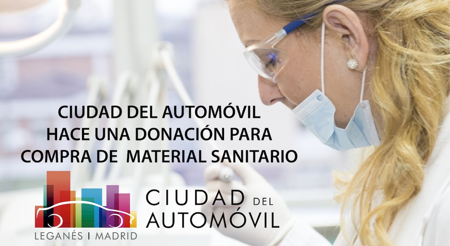 Ciudad del Automóvil hace una donación para la compra de material sanitario en la lucha contra el Covid-19