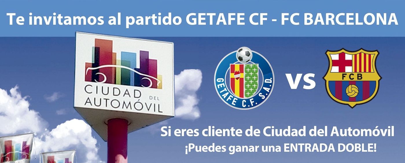 Entrega de entradas a los ganadores del sorteo para el partido Getafe CF vs FC Barcelona