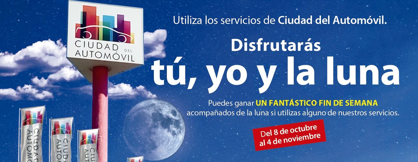 Entrega del premio al ganador del sorteo 'FIN DE SEMANA BAJO LA LUNA CON CIUDAD DEL AUTOMÓVIL'