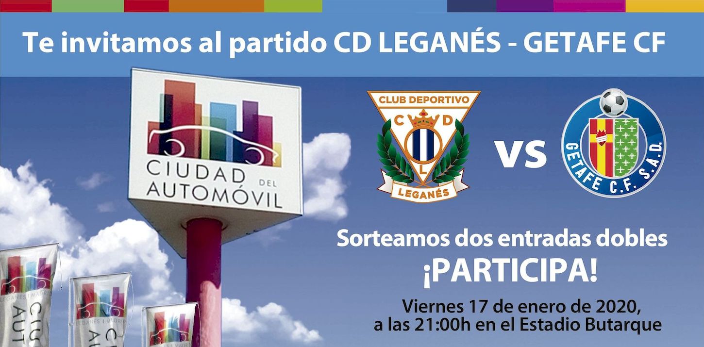 Entrega de entradas a las ganadoras del sorteo para el partido CD Leganés vs Getafe CF