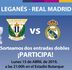 Entrega de entradas a los ganadores del sorteo para el partido CD Leganés vs Real Madrid