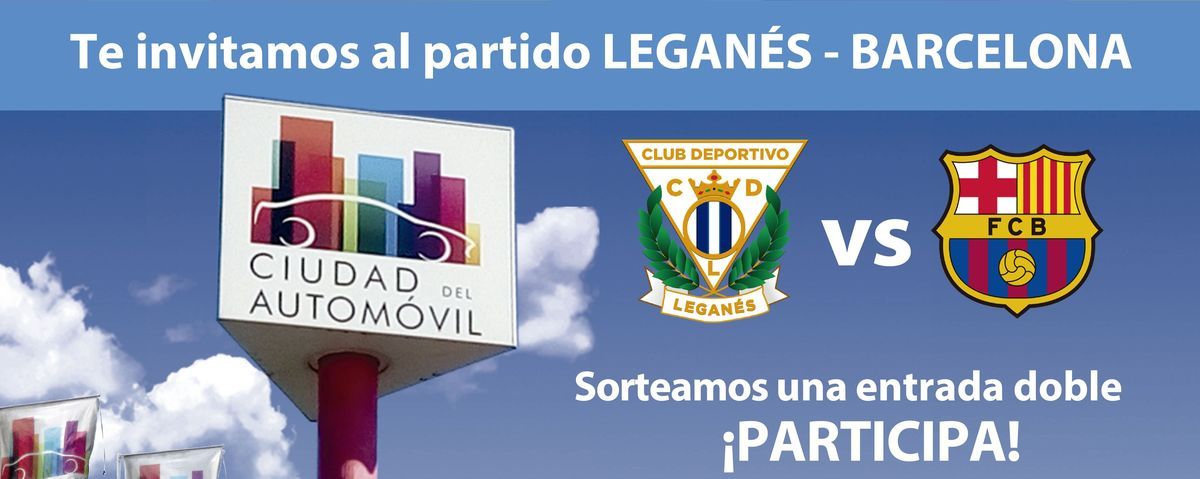 Entrega de entradas a los ganadores del sorteo para el partido CD Leganés vs FC Barcelona