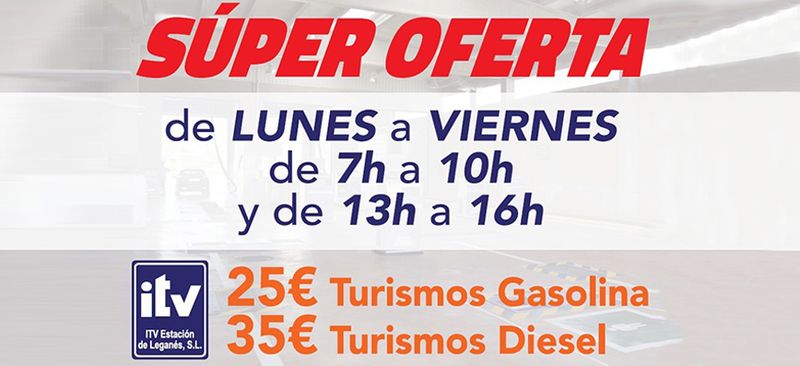 ¡Nuevas ofertas en la ITV Leganés!