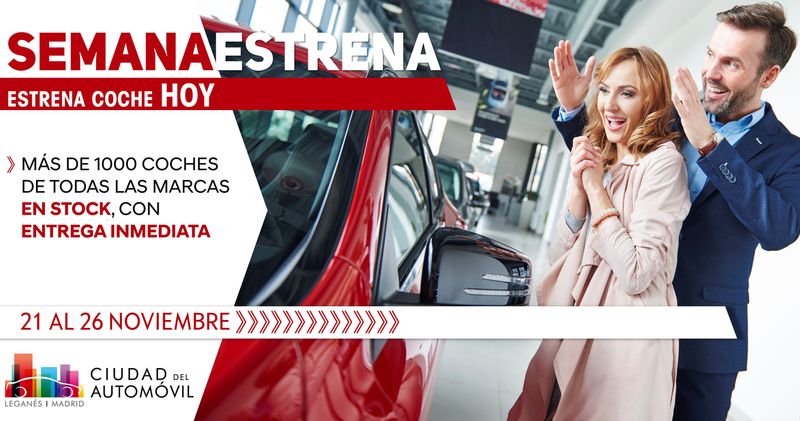 Estrena coche y gana un iPhone durante la SEMANA ESTRENA de Ciudad del Automóvil