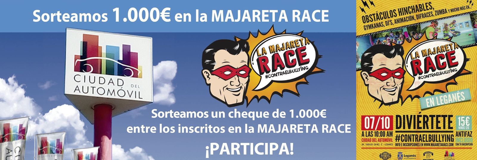 Ciudad del Automóvil sorteo de 1000 euros Cheque Majareta Race