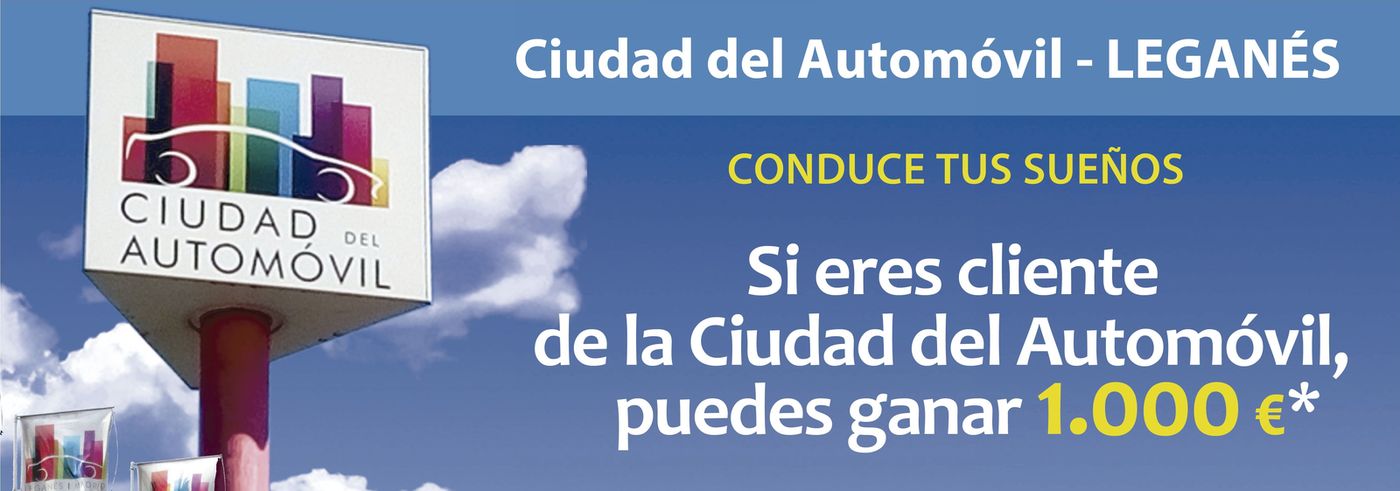 Ciudad del Automóvil te regala un cheque de 1.000€